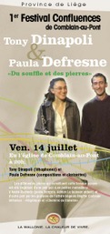 Flyers du Festival Confluences 2006_TonyDiNapoli